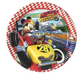 Assiette Mickey Mouse Roadster Racers 23cm | 8 pièces Assiette Mickey Mouse Roadster Racers 23cm | 8 pièces