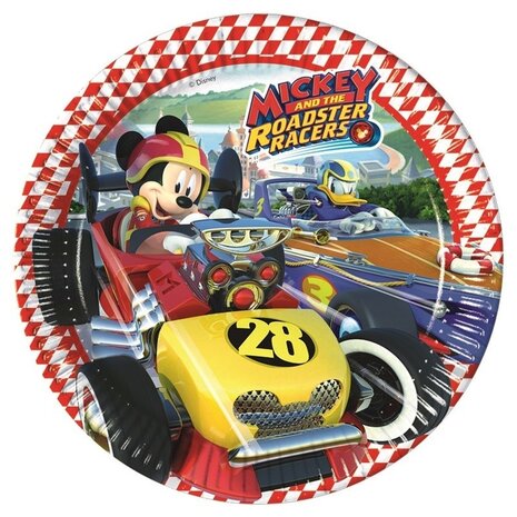 Mickey Mouse Roadster Racers 23cm | 8 pieces