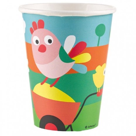 Cup Farm Fun | 8 pieces Cup Farm Fun | 8 pieces