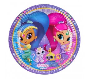 Bord Shimmer & Shine 23cm | 8 stuks Bord Shimmer & Shine 23cm | 8 stuks