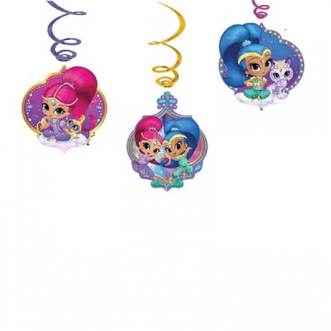 Decoration Swirl Shimmer & amp; Shine 6 pieces Decoration Swirl Shimmer & amp; Shine 6 pieces