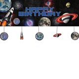 Banner Space Blast | 50x152 cm