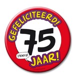 Button XL 75 years of traffic sign Button XL 75 years of traffic sign