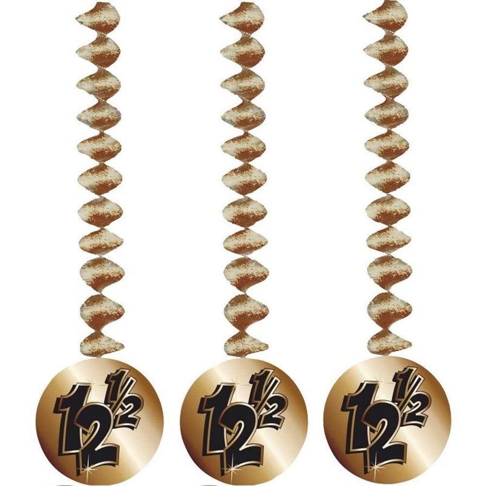 Decoration spiral 12.5 years Bronze 3 pieces Decoration spiral 12.5 years Bronze 3 pieces