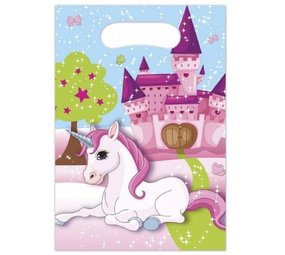 Procos Party Eenhoorn Castle Uitdeelzakjes 16x23cm | 6 stuks Procos Party Eenhoorn Castle Uitdeelzakjes 16x23cm | 6 stuks