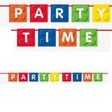 Unique Party Lego Party Time Letter Garland 15x182cm | per piece Unique Party Lego Party Time Letter Garland 15x182cm | per piece