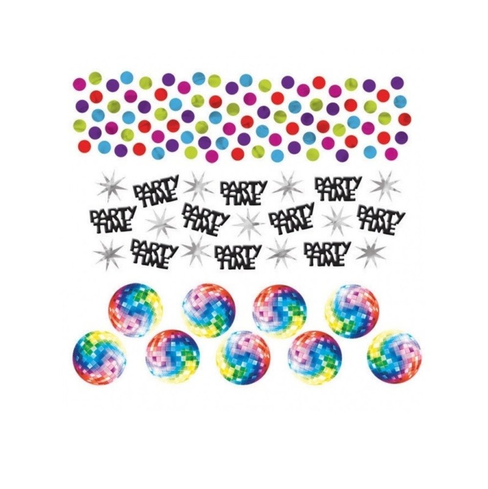 Amscan Confetti disco Fever 3 ensembles