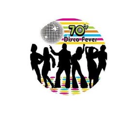 Disco Fever 70's board 23cm | 8 pieces Disco Fever 70's board 23cm | 8 pieces