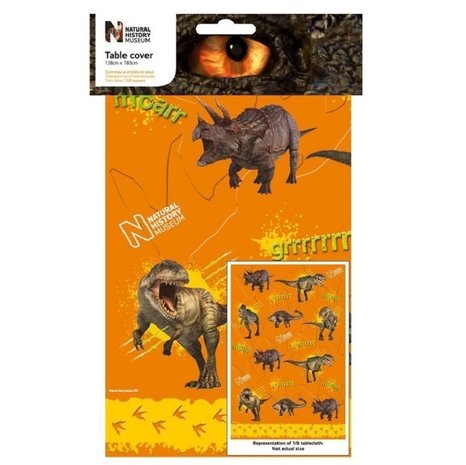 Tablecloth Dinosaurus Natural History Museum Tablecloth Dinosaurus Natural History Museum