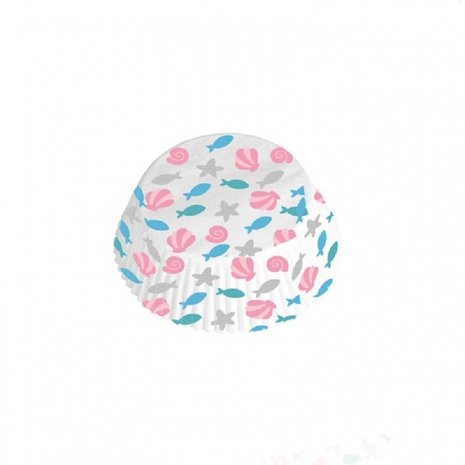 Amscan Meerjungfrau-Cupcake-Formen | 48 Stück