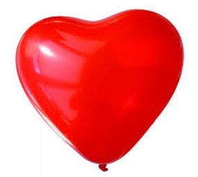 Ballonnen Hart Rood | 10 stuks