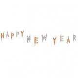 Candle set happy new year silver & gold Candle set happy new year silver & gold