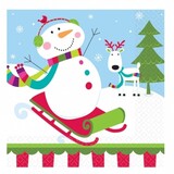 Nutte de neige joyeux de serviette 16 pièces Nutte de neige joyeux de serviette 16 pièces