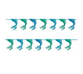 Unique Party Mermaid Tails Garland 274cm | per piece