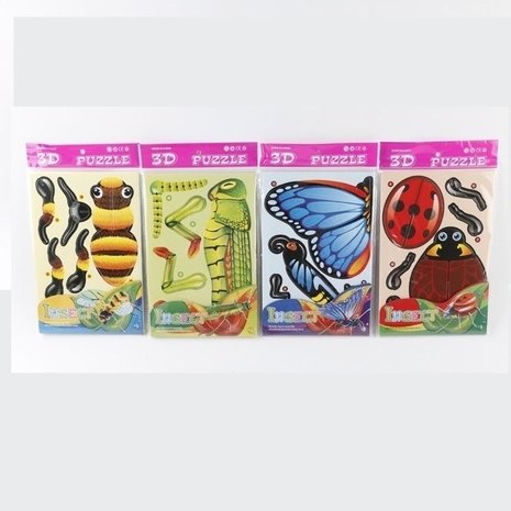 3D puzzles with insects per Unit