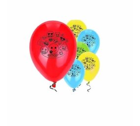 Ballon Emoji 8 pièces Ballon Emoji 8 pièces