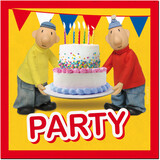 Folat Serviettes de table Pat a Mat 33x33 cm | 20 pièces Folat Serviettes de table Pat a Mat 33x33 cm | 20 pièces