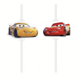 Cars 3 Straws Paper | 4 pieces