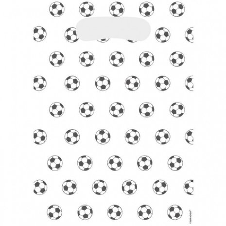 Amscan Football Loot Bags Kicker Party 16x23cm | 8 pieces
