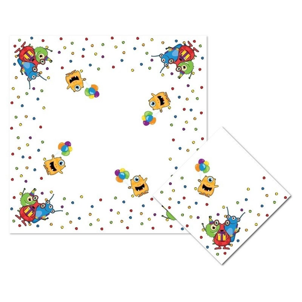 Servet Monster Party 20 stuks Servet Monster Party 20 stuks