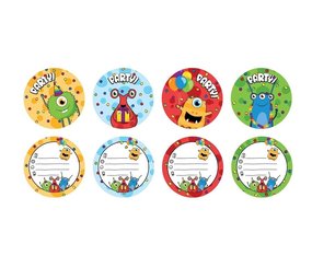 Einladungen Monster Party 6 Stücke Einladungen Monster Party 6 Stücke