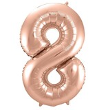 Paper Dreams Feuille de ballon 8 Rose Gold | 86cm Paper Dreams Feuille de ballon 8 Rose Gold | 86cm