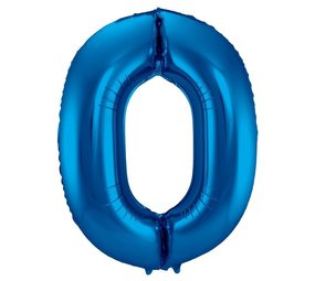Globos Nordic Ballonfolie 0 blau | 86 cm Globos Nordic Ballonfolie 0 blau | 86 cm