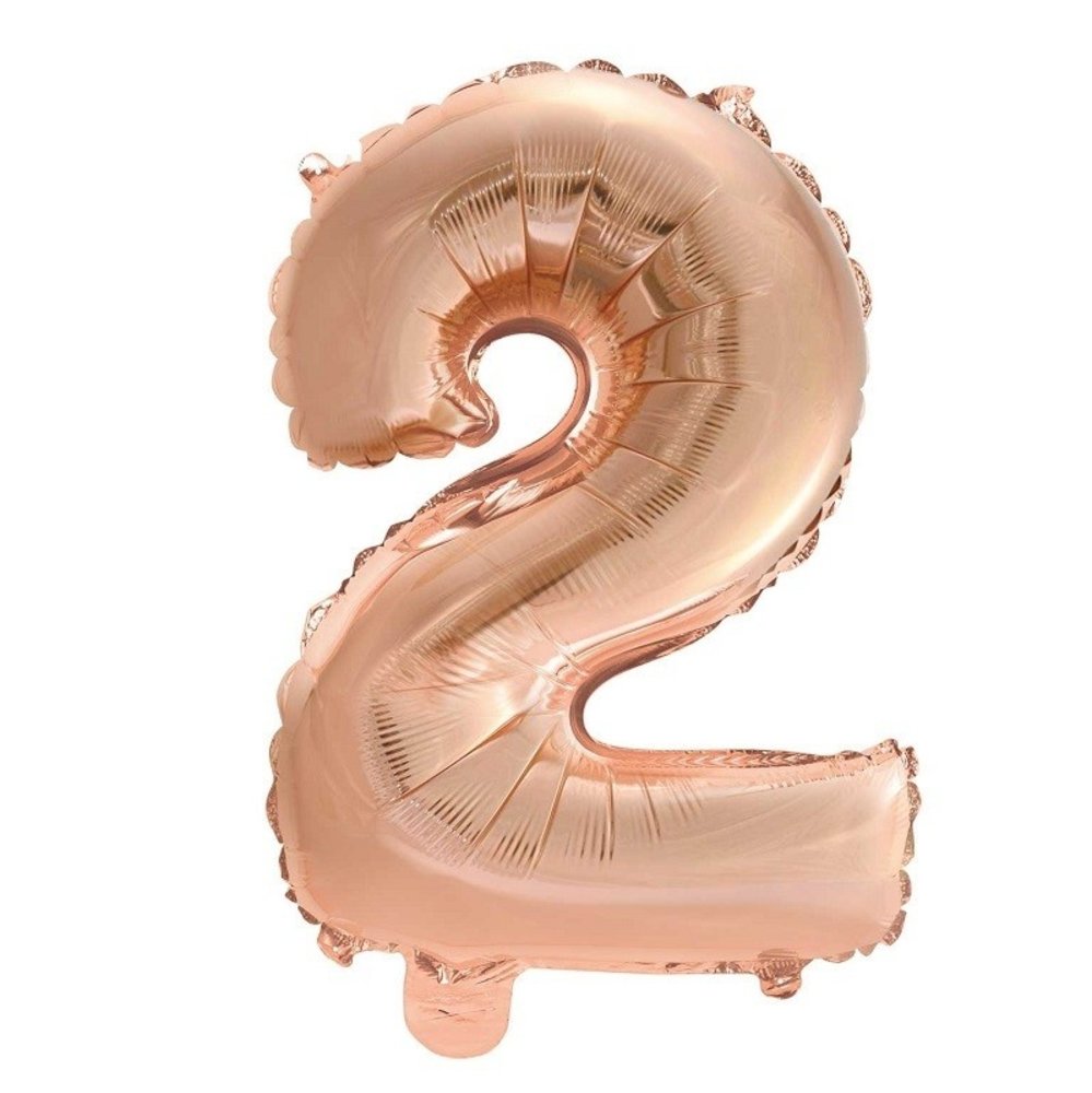 Globos Nordic Feuille de ballon 2 Rose Gold | 40cm Globos Nordic Feuille de ballon 2 Rose Gold | 40cm