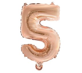 Globos Nordic Balloon foil 5 Rose gold | 40cm Globos Nordic Balloon foil 5 Rose gold | 40cm