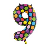 Globos Nordic Ballonfolie 9 Punkte | 86 cm Globos Nordic Ballonfolie 9 Punkte | 86 cm