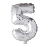 Globos Nordic Ballonfolie 5 Silber 40 cm Globos Nordic Ballonfolie 5 Silber 40 cm