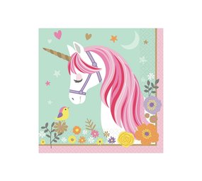 Amscan Serviettes Licorne Magique 33x33cm | 16 pièces Amscan Serviettes Licorne Magique 33x33cm | 16 pièces