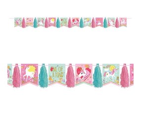Amscan Magical Unicorn Garland with Tassels 304cm | per Unit