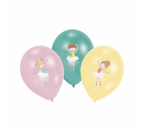 Ballon Ballerina Little Dancer | 6 stuks Ballon Ballerina Little Dancer | 6 stuks