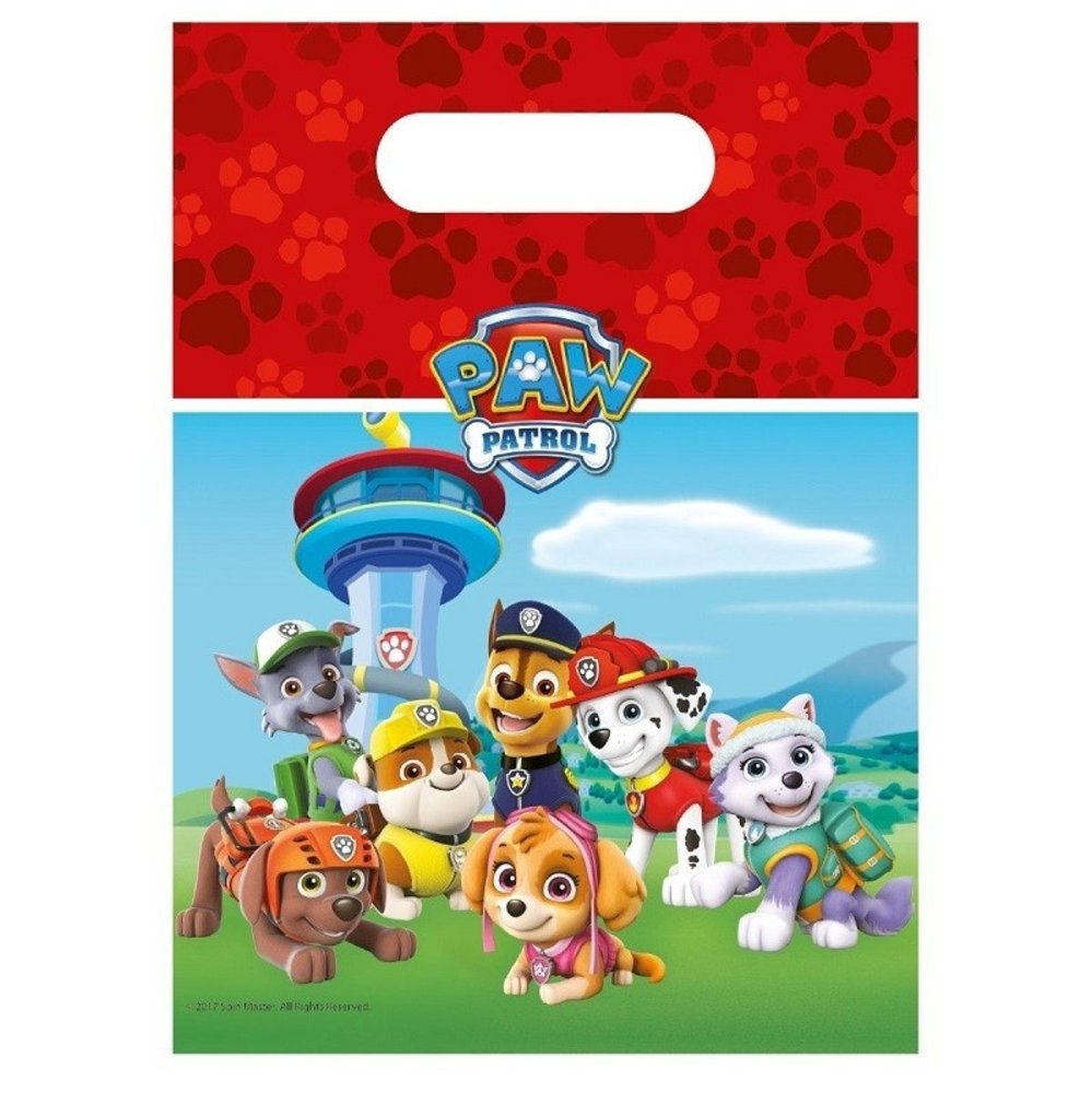 Procos Party Paw Patrol Treat Sacs Nouveau | 6 morceaux Procos Party Paw Patrol Treat Sacs Nouveau | 6 morceaux