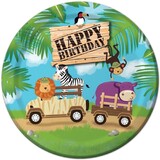 Plattensafari Abenteuer alles Gute zum Geburtstag 22 cm - 8 Stücke