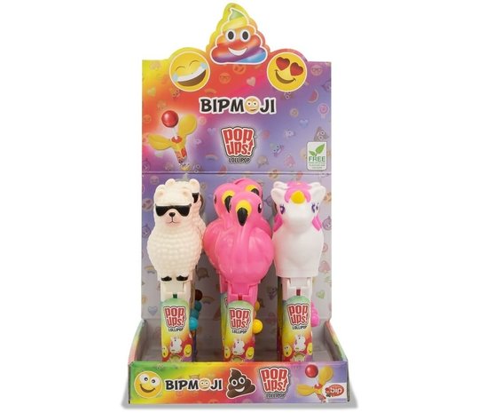 Lollipop Pop Up Unicorn-Lama-Flamingo-Skoth | par unité Lollipop Pop Up Unicorn-Lama-Flamingo-Skoth | par unité