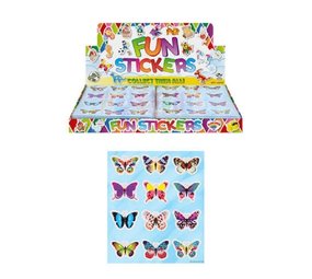 Henbrandt Fun stickers butterflies per sheet