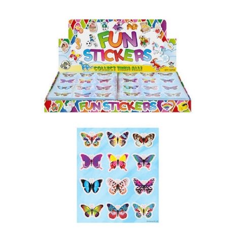 Henbrandt Autocollants amusants Papillons par feuille Henbrandt Autocollants amusants Papillons par feuille