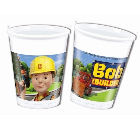 Cup Bob de Bouwer 200 ml | 8 Stücke Cup Bob de Bouwer 200 ml | 8 Stücke