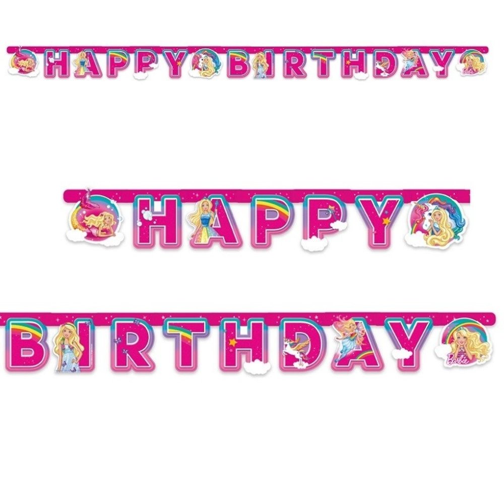 Letterslinger Barbie Eenhoorn - Zeemeermin Letterslinger Barbie Eenhoorn - Zeemeermin