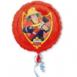Folie Ballon Sam de Brandweerman rood Folie Ballon Sam de Brandweerman rood