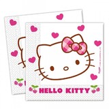 Serviette Hello Kitty Hartjes 20 Stück Serviette Hello Kitty Hartjes 20 Stück