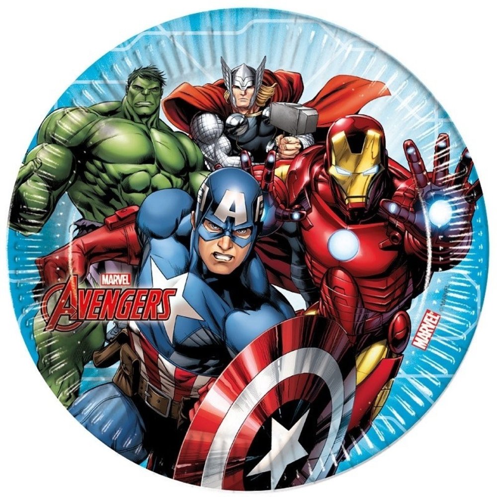 Procos Party Zeichen Mighty Avengers 23cm | 8 Stücke