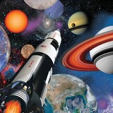 Napkins Blast Off Space 33x33cm | 16 pieces Napkins Blast Off Space 33x33cm | 16 pieces