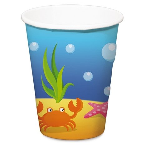 Mermaid Party Cups XL | 4 pieces Mermaid Party Cups XL | 4 pieces