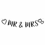 Letterslinger Mr & Mrs huwelijk