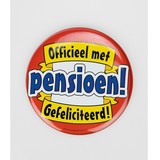 Button XL pension traffic sign Button XL pension traffic sign