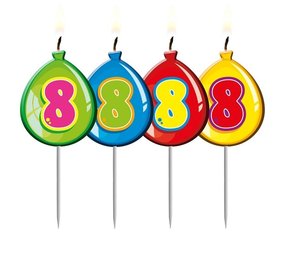 Folat Formulaire de ballon de joueur de bougies 8 Folat Formulaire de ballon de joueur de bougies 8