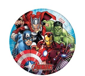 Procos Party Mighty Avengers borden 20cm | 8 stuks Procos Party Mighty Avengers borden 20cm | 8 stuks